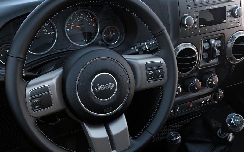 Jeep Wrangler interior