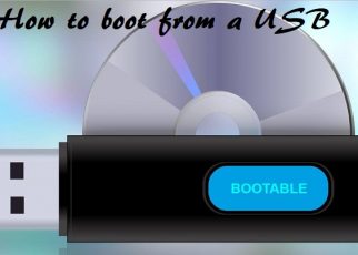 How to boot from a USB