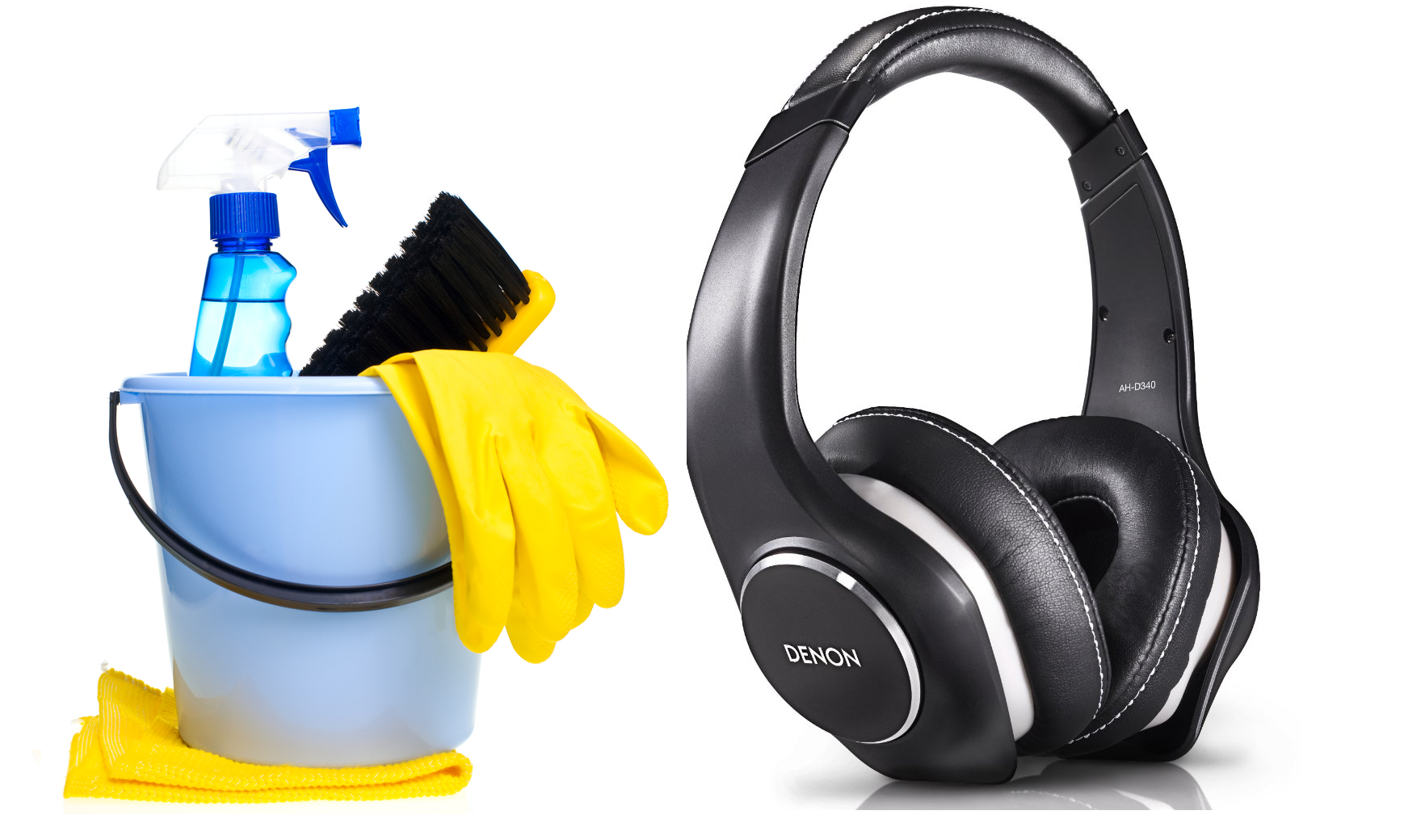 How to clean headphones