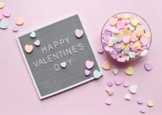 Valentine's Day Conversation Hearts Wallpaper