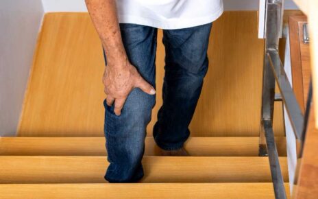 How do I protect my knees on stairs