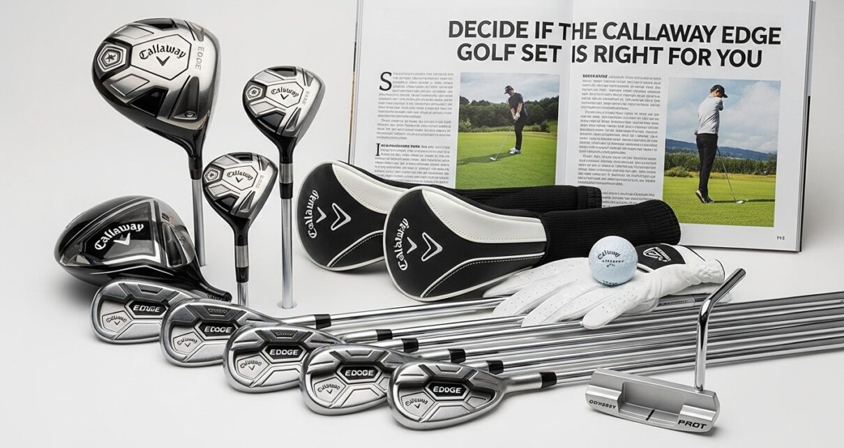 Callaway Edge golf set complete beginner package with driver and irons