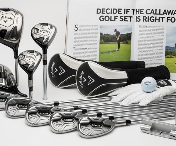 Callaway Edge golf set complete beginner package with driver and irons