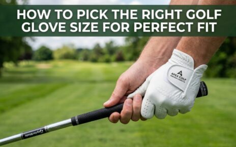 golf glove fitting snug hand example correct size