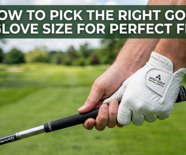 golf glove fitting snug hand example correct size