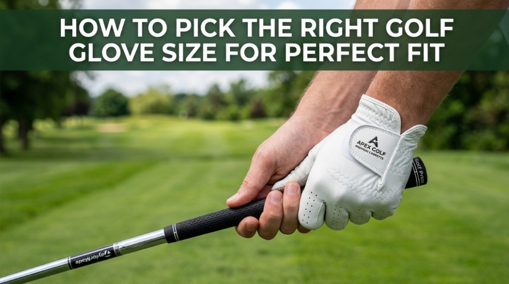 golf glove fitting snug hand example correct size