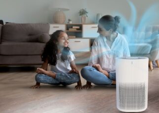 Cleaning an air purifier filter to maintain optimal performance and airflow