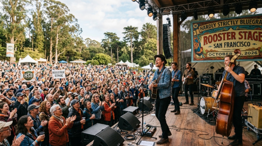 Rooster Stage performance at Hardly Strictly Bluegrass San Francisco October 2026